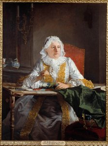 Antoine Crozatné portréja, Chatel márkiné Joseph Avad dit Le Batave festménye (1702-1766) 1741 V. 1,38x1,04 m Montpellier, Fabre Múzeum