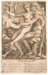 Herkules és Deianire alkotó: Jacques Androuet Ducerceau d.Æ.
