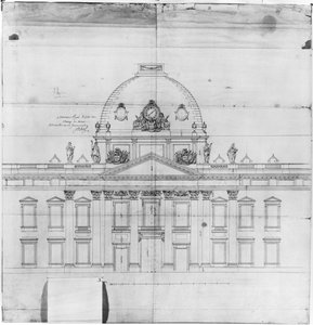 Tervezés a párizsi Ecole Militaire számára, 1769