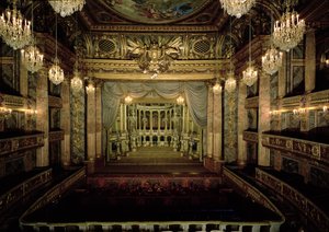 Az 1770-ben elkészült Operaház belső tere (1952-71-ben restaurálták)