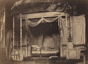 Hálószoba-kiállítás az 1855-ös, 1855-ös párizsi egyetemes kiállításon.