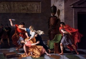 Geta meghal anyja karjaiban, testvére, Caracalla parancsára meggyilkolták.
