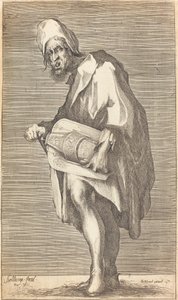 A Blind Hurdy Gurdy Player. alkotó: Jacques Bellange