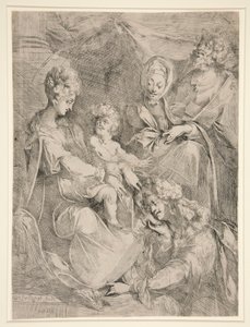 Szűz és gyermek a szentekkel alkotó: Jacques Bellange