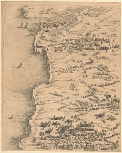 1. A „La Rochelle ostroma” című mű bal felső sarkában található táblakép alkotó: Jacques Callot
