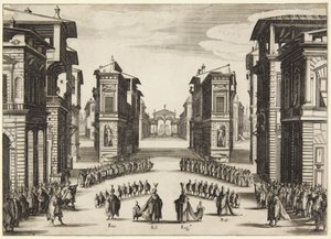 2. felvonás, a Soliman sorozatból alkotó: Jacques Callot
