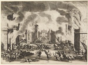 5. felvonás, a Soliman sorozatból alkotó: Jacques Callot