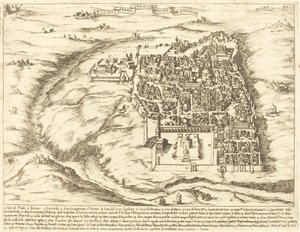 Légifelvételek Jeruzsálem városáról alkotó: Jacques Callot
