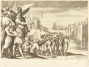 Két erőd elleni támadás alkotó: Jacques Callot
