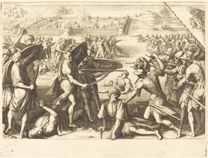 Roham a csont külső erődje ellen, c. 1614. alkotó: Jacques Callot