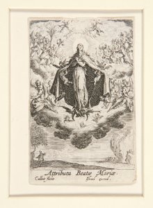 A Szűz attribúciói, sz. 14 A Szűz életéből alkotó: Jacques Callot