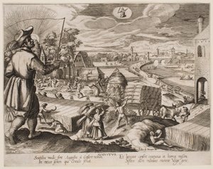 Augusztus, „A hónapok” sorozatból alkotó: Jacques Callot