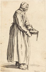 Koldusasszony Pánnal alkotó: Jacques Callot