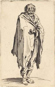 Csupasz fejű és lábú koldus alkotó: Jacques Callot