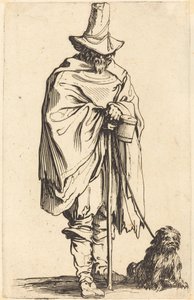 Koldus kutyával, c. 1622. alkotó: Jacques Callot