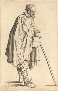 Koldus fazékkal alkotó: Jacques Callot