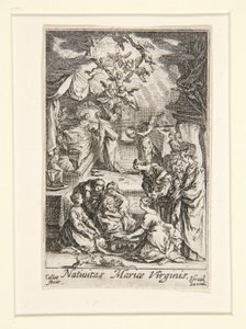 Szűz születése, sz. 2 A Szűz életéből alkotó: Jacques Callot