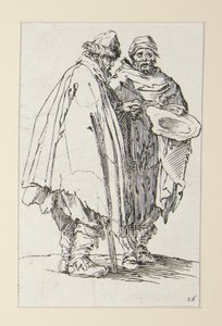 Vak ember és társa, A koldusokból (L alkotó: Jacques Callot