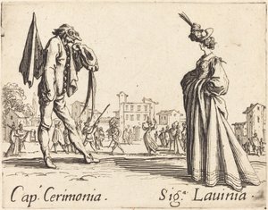 Cap. Ceremónia és Siga. Lavinia alkotó: Jacques Callot