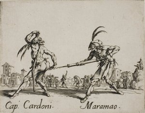 Cardoni kapitány - Maramao, 22. lemez a Balli di Sfessania-ból alkotó: Jacques Callot