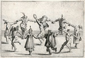 Különböző figurák capricciói alkotó: Jacques Callot