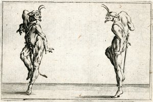 Különböző figurák capricciói alkotó: Jacques Callot