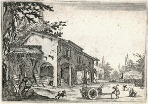 Különböző figurák capricciói alkotó: Jacques Callot