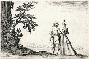Különböző figurák capricciói alkotó: Jacques Callot