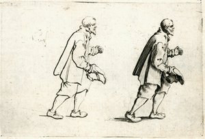 Különböző figurák capricciói alkotó: Jacques Callot