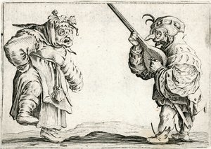 Különböző figurák capricciói alkotó: Jacques Callot