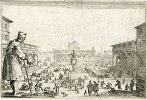 Különböző figurák capricciói alkotó: Jacques Callot
