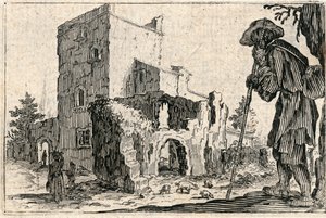 Különböző figurák capricciói alkotó: Jacques Callot