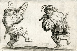 Különböző figurák capricciói alkotó: Jacques Callot