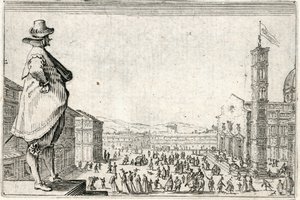 Különböző figurák capricciói alkotó: Jacques Callot