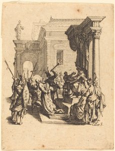 Krisztust Pilátus halálra ítélte alkotó: Jacques Callot