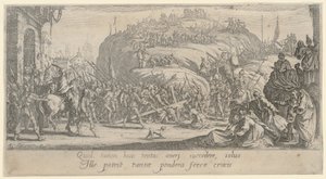 Krisztus viszi a keresztet alkotó: Jacques Callot