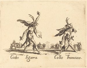 Cicho Sgarra és Collo Francisco alkotó: Jacques Callot