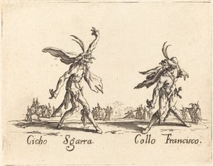 Cicho Sgarra és Collo Francisco alkotó: Jacques Callot