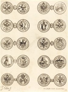 Érmék [3. tábla] alkotó: Jacques Callot