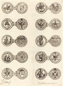 Érmék [5. tábla] alkotó: Jacques Callot