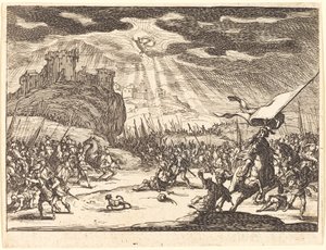 Pál megtérése alkotó: Jacques Callot
