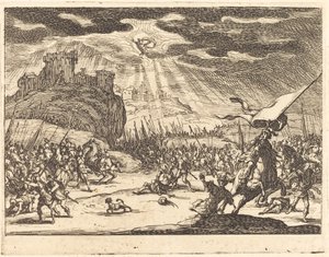 Pál megtérése alkotó: Jacques Callot