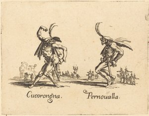 Cucorongna és Pernoualla alkotó: Jacques Callot