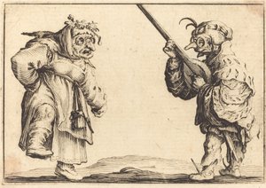 Táncosok lanttal alkotó: Jacques Callot