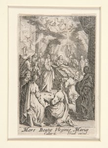 A Szűz halála, sz. 11 A Szűz életéből alkotó: Jacques Callot