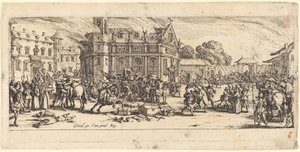 Egy kolostor lerombolása alkotó: Jacques Callot