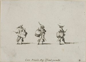 Fúró dobokkal, második lemez a Katonai gyakorlatokból alkotó: Jacques Callot