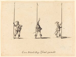 Fúró emelt csukákkal alkotó: Jacques Callot