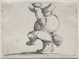 Ivó Hátulról Látva. alkotó: Jacques Callot