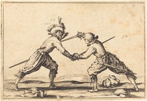Párbaj kardokkal alkotó: Jacques Callot